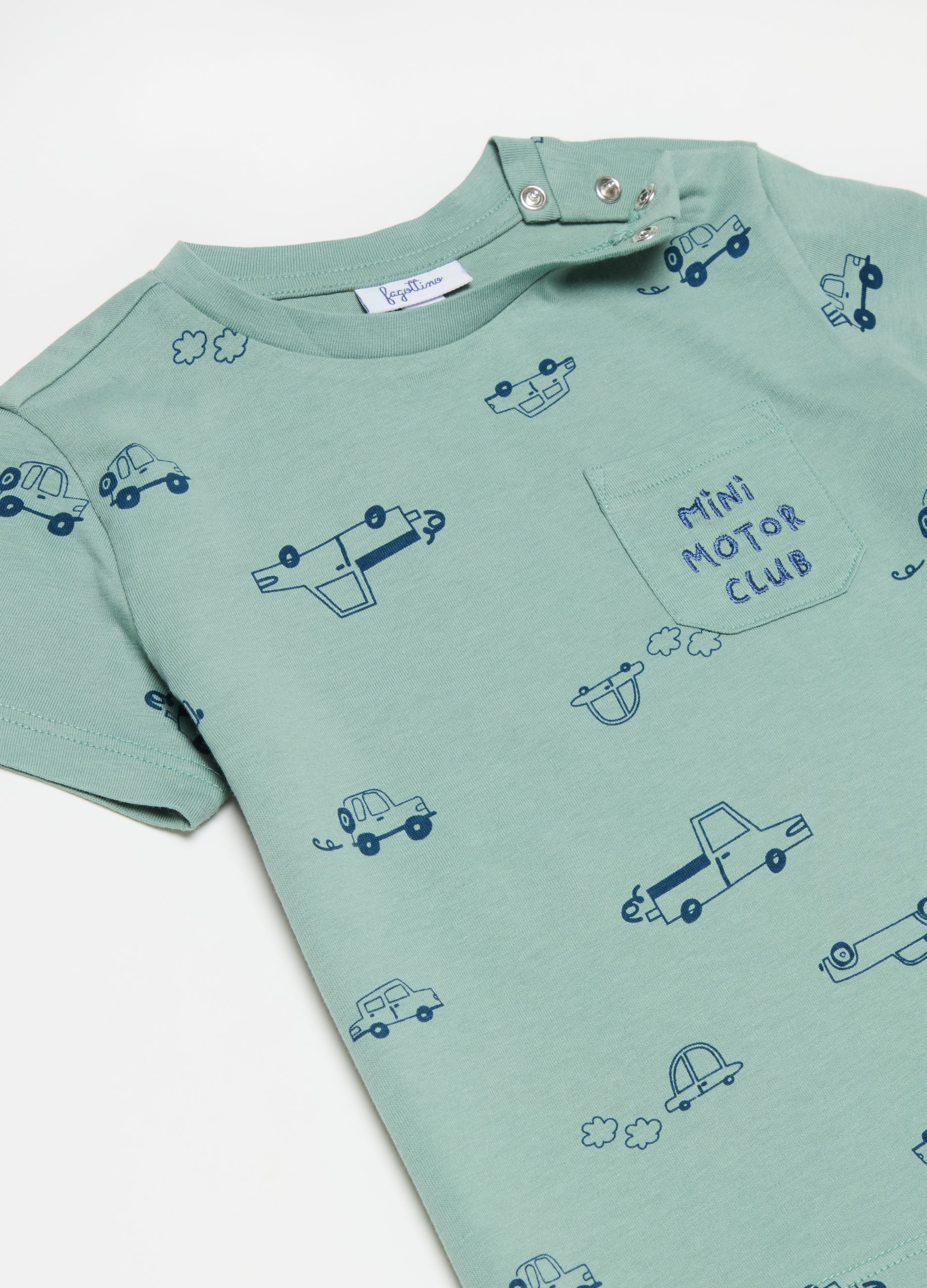 Ovs Organic Cotton T-Shirt With Print