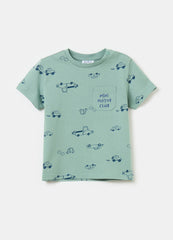 Ovs Organic Cotton T-Shirt With Print