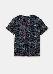 Printed Cotton Stretch T-Shirt