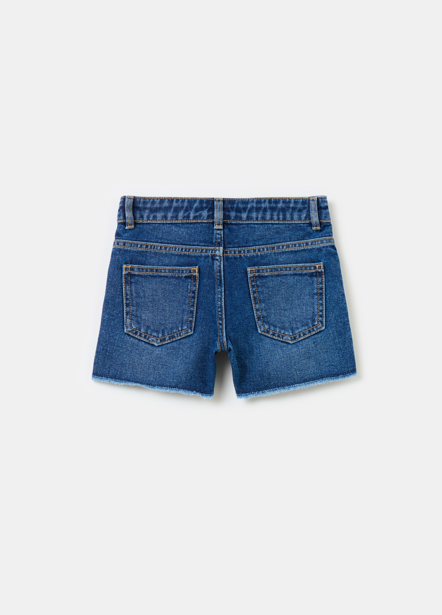 Ovs Denim Shirts With Broderie Anglaise Application
