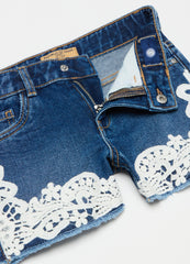 Ovs Denim Shirts With Broderie Anglaise Application