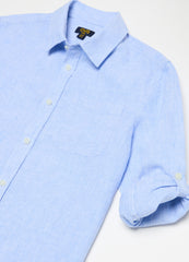Ovs Striped Cotton And Linen Shirt