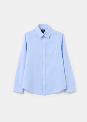 Ovs Striped Cotton And Linen Shirt
