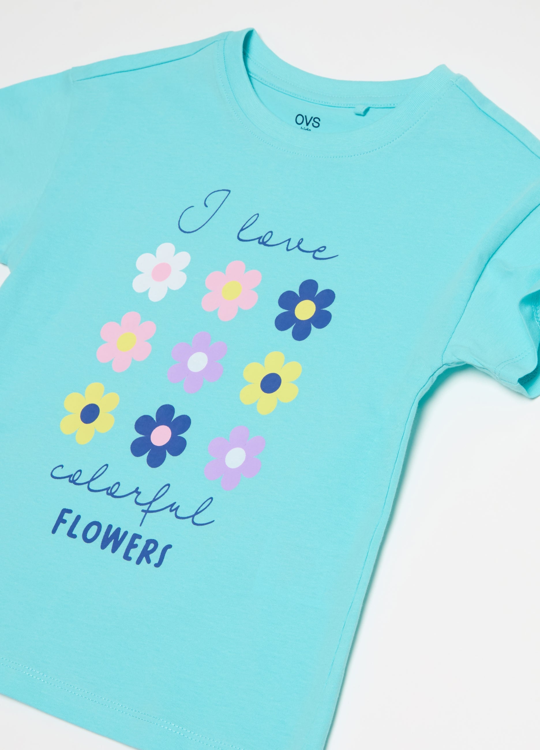 Ovs Organic Cotton T-Shirt With Print
