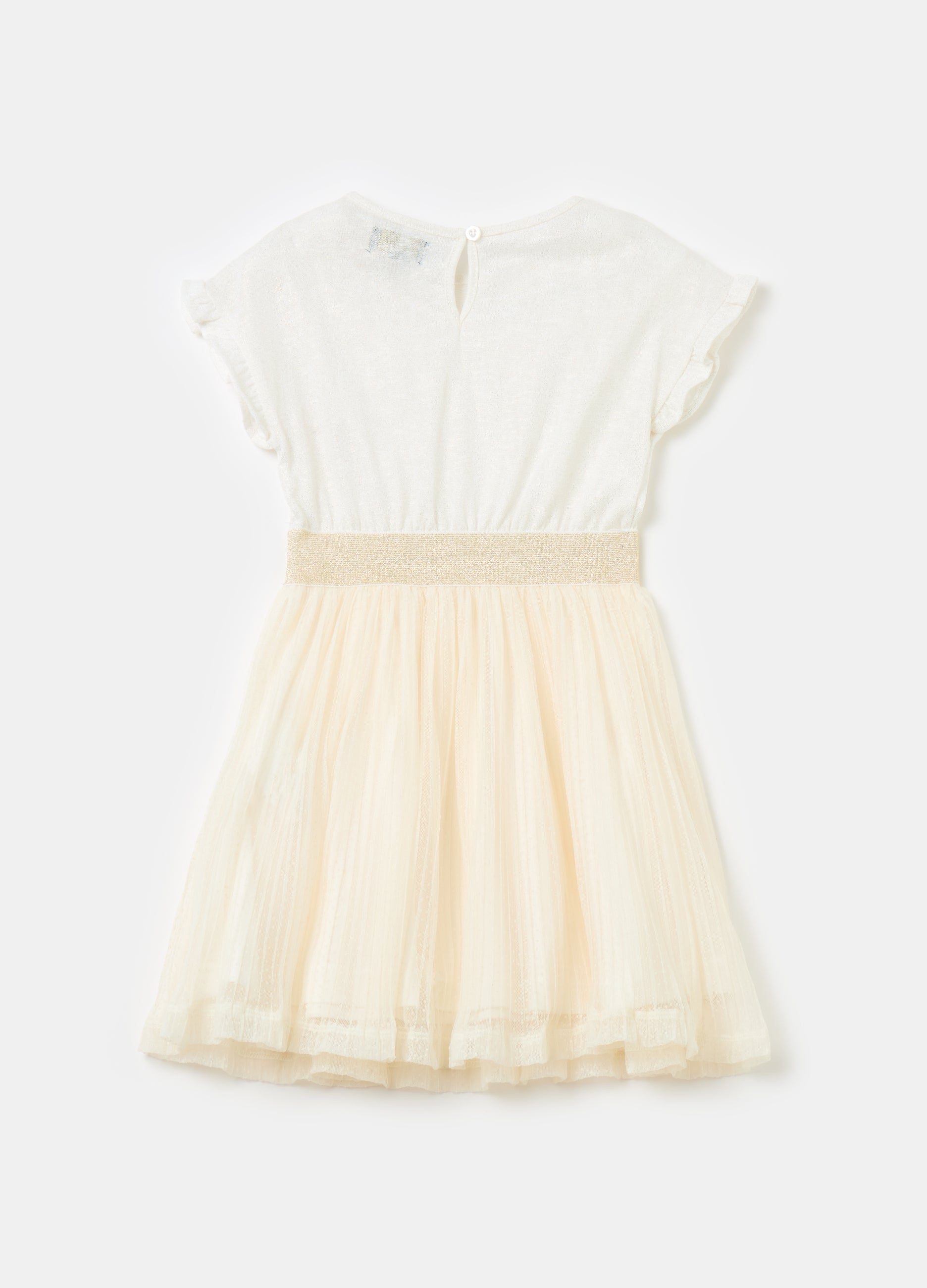 Ovs Sleeveless Dress With Tulle Skirt