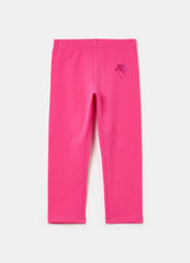 Ovs Three-Quarter Leggings With Glitter