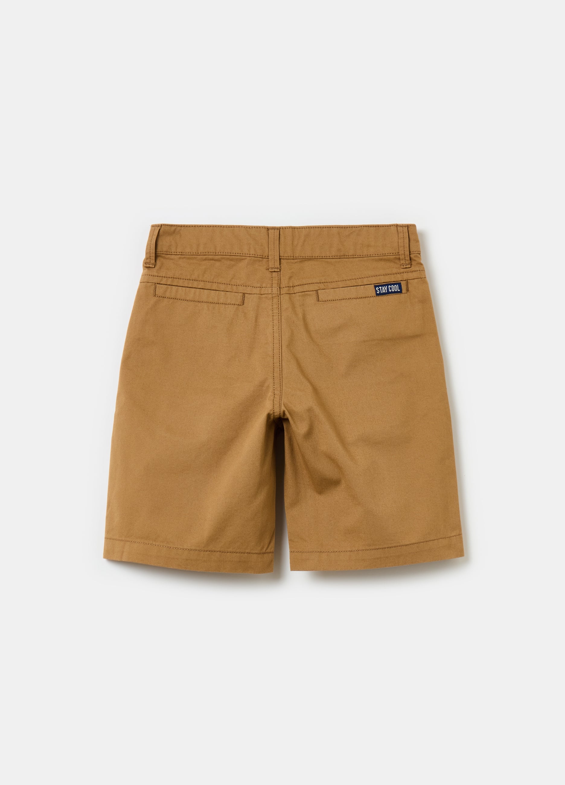 Ovs Chino Bermuda Shorts In Cotton