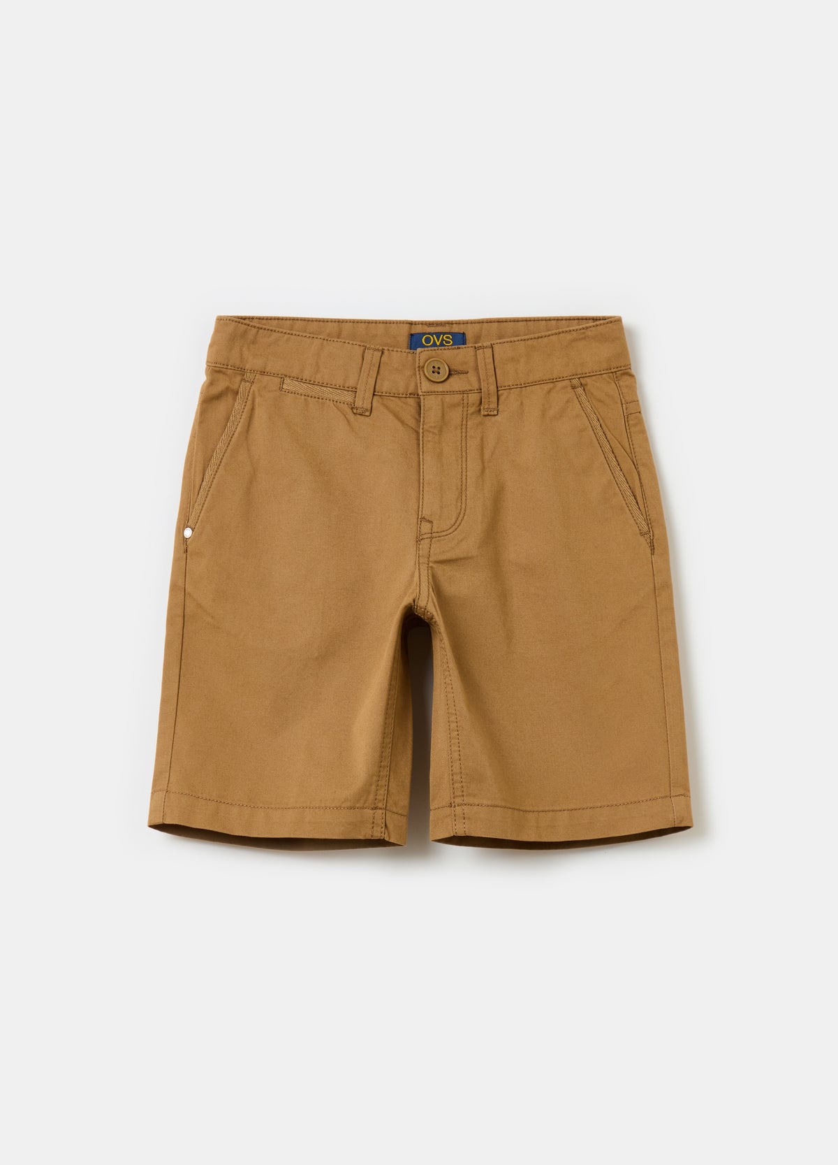 Ovs Chino Bermuda Shorts In Cotton