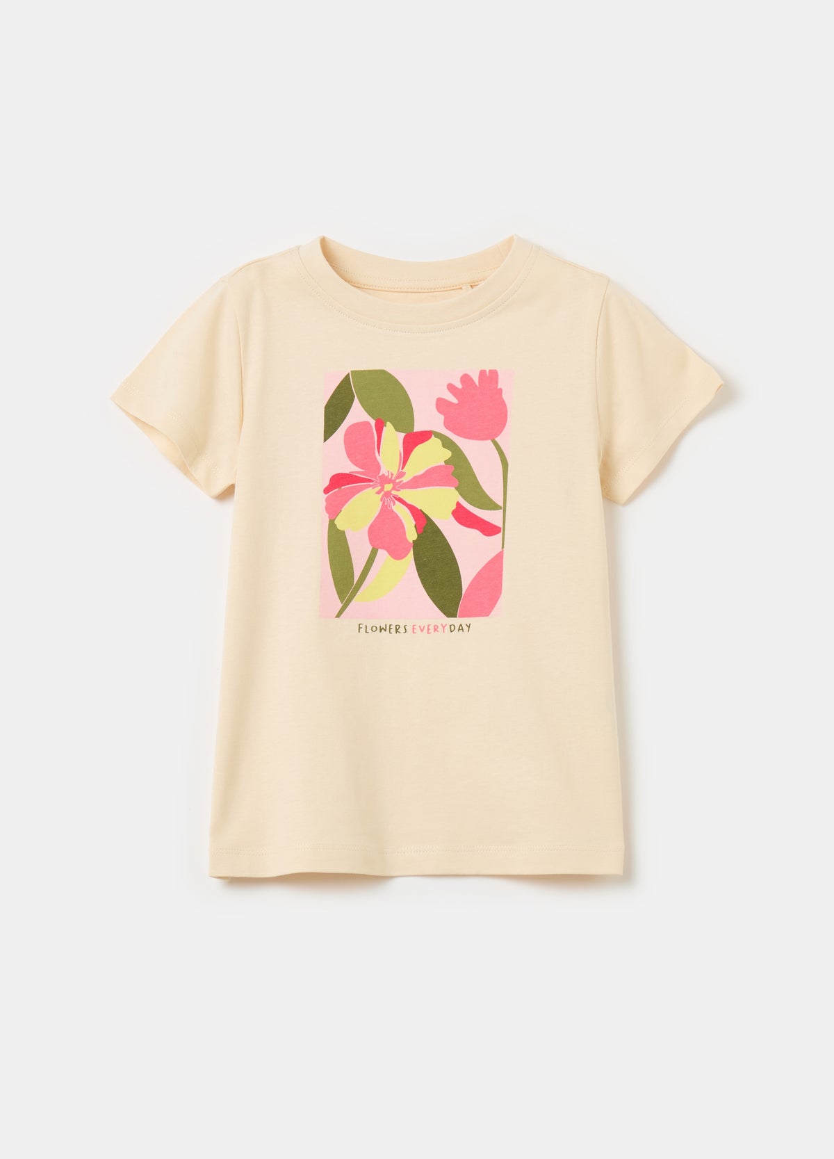 Ovs Printed Cotton T-Shirt