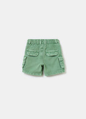 Ovs Cargo Shorts In Denim With Drawstring