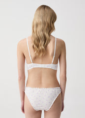 Nicole Wireless Bra With Flowers