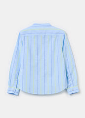 Ovs Striped Linen And Cotton Shirt