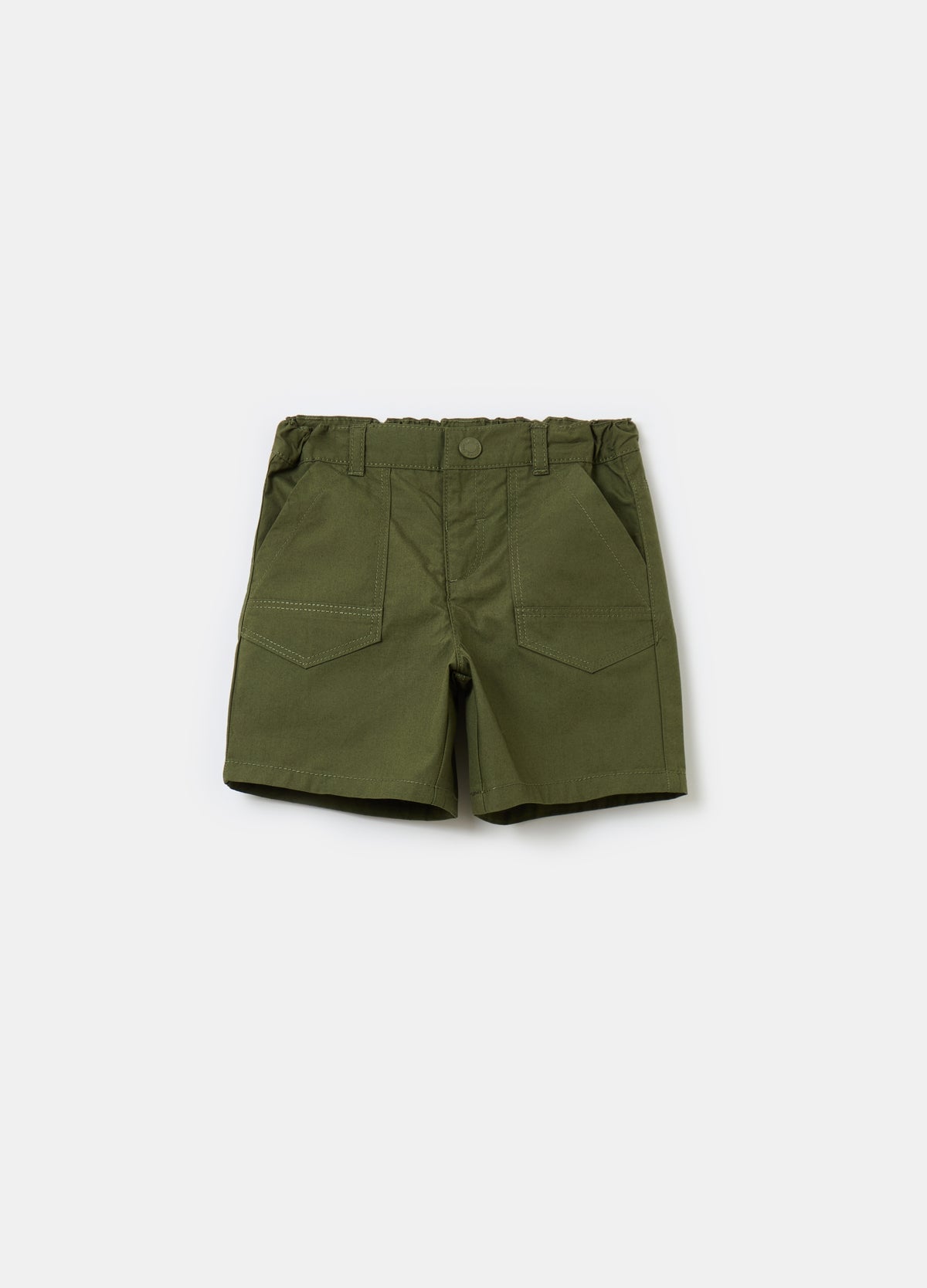 Ovs Poplin Shorts With Pockets