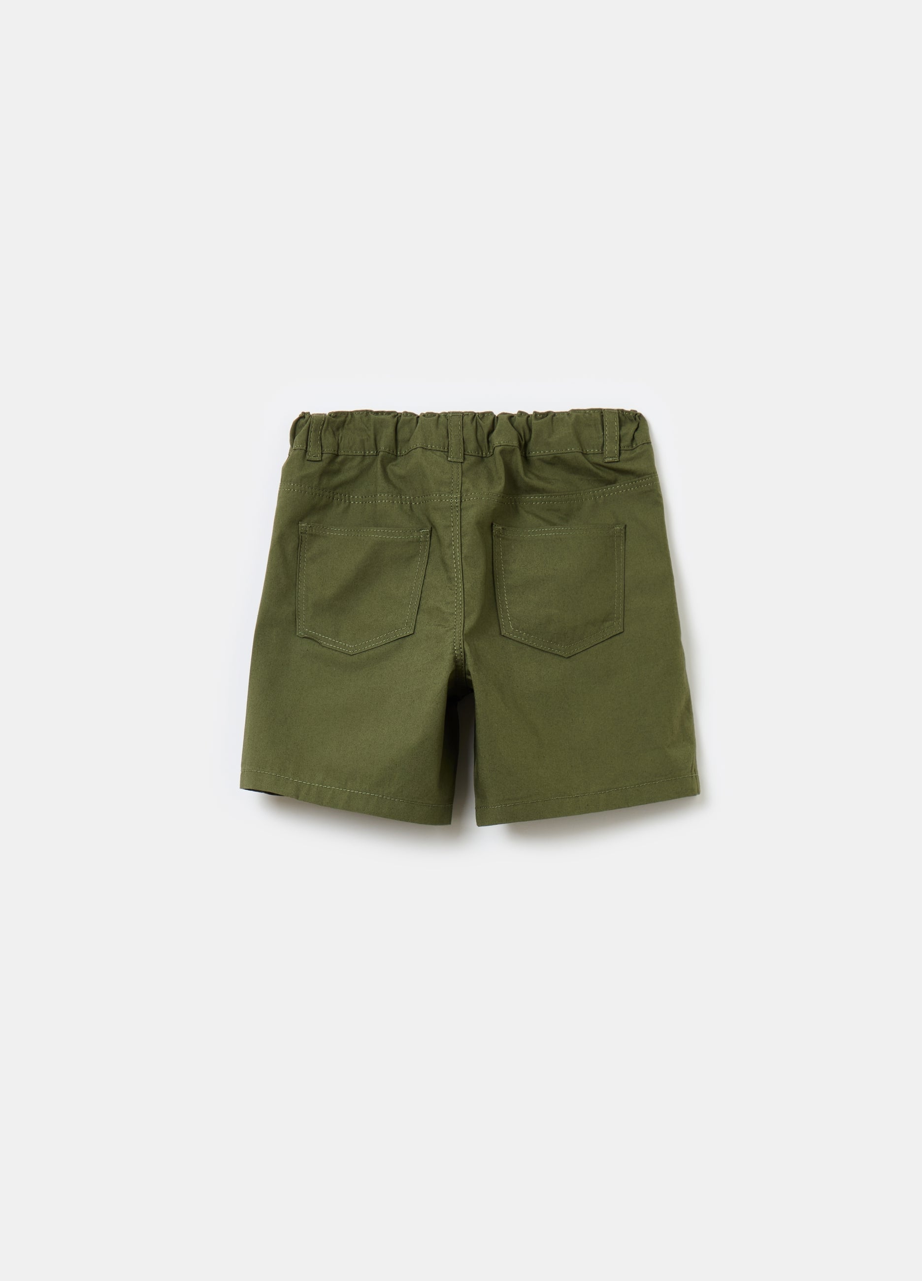 Ovs Poplin Shorts With Pockets