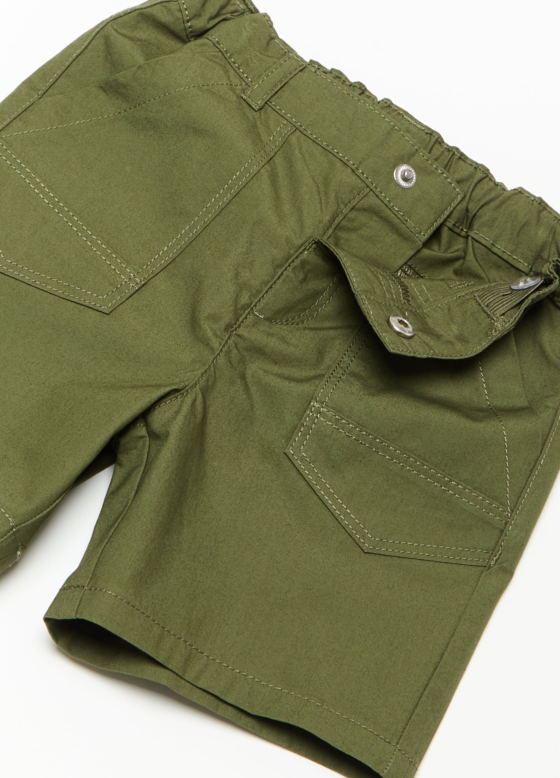 Ovs Poplin Shorts With Pockets
