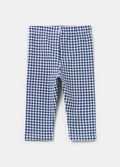 Ovs Three-Quarter Leggings With Gingham Pattern