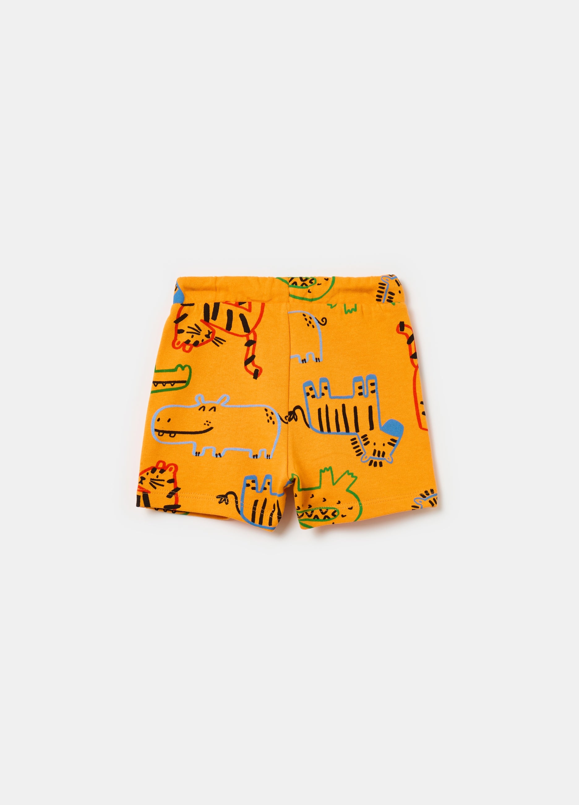 Ovs French Terry Shorts With Print