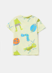 Ovs Cotton T-Shirt With Print