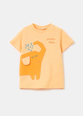 Ovs Printed Cotton T-Shirt