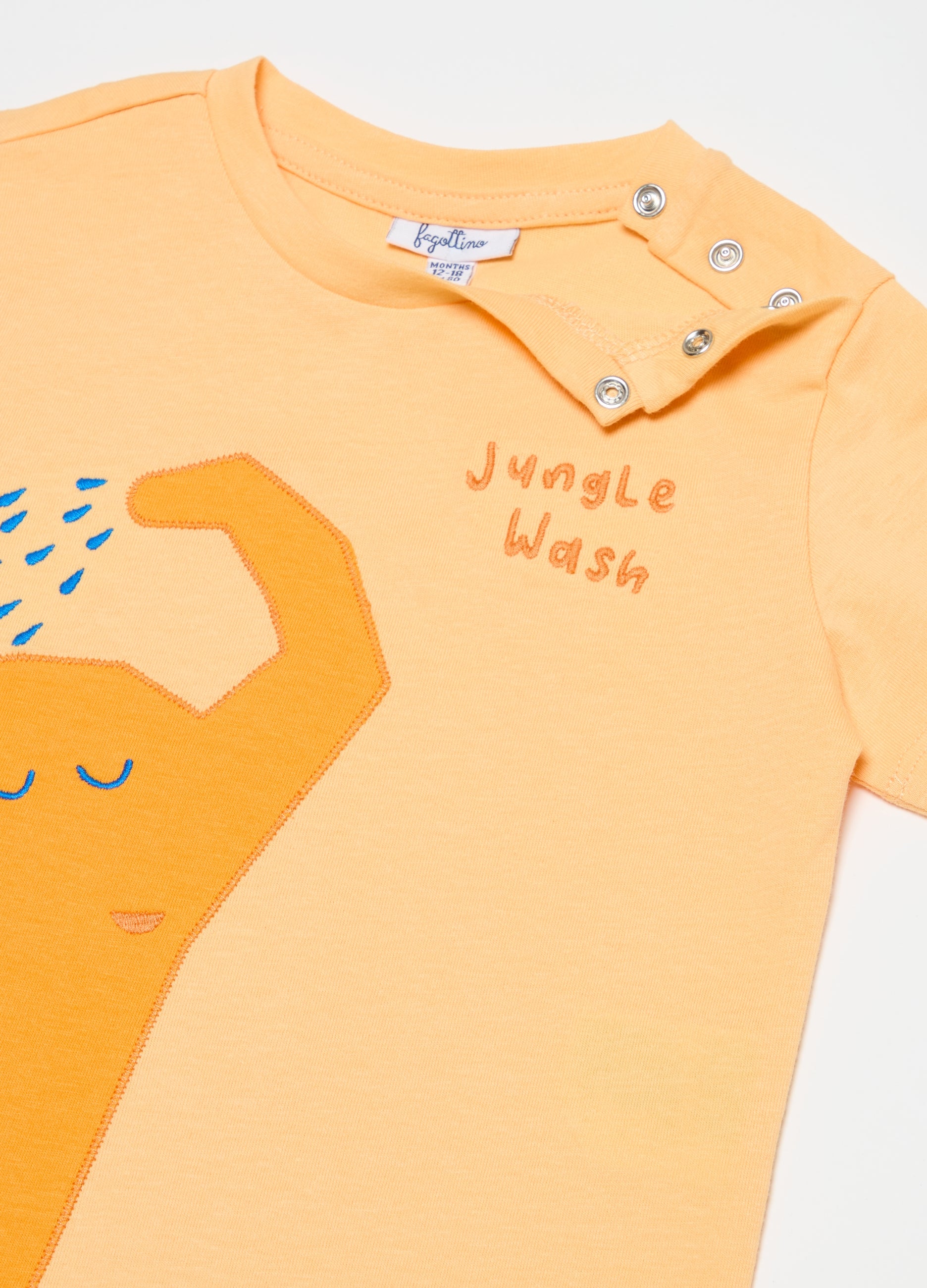 Ovs Printed Cotton T-Shirt
