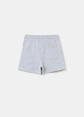 Ovs Cotton Shorts With Drawstring