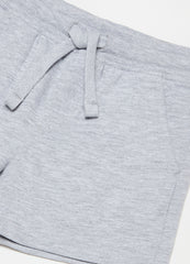 Ovs Cotton Shorts With Drawstring
