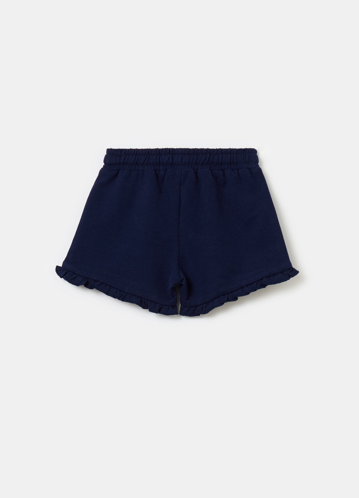 Ovs Shorts With Drawstring And Frills