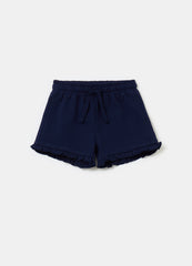 Ovs Shorts With Drawstring And Frills