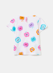 Ovs Cotton T-Shirt With Print
