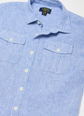 Ovs Striped Linen And Cotton Shirt