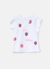 Ovs Cotton T-Shirt With Sequins