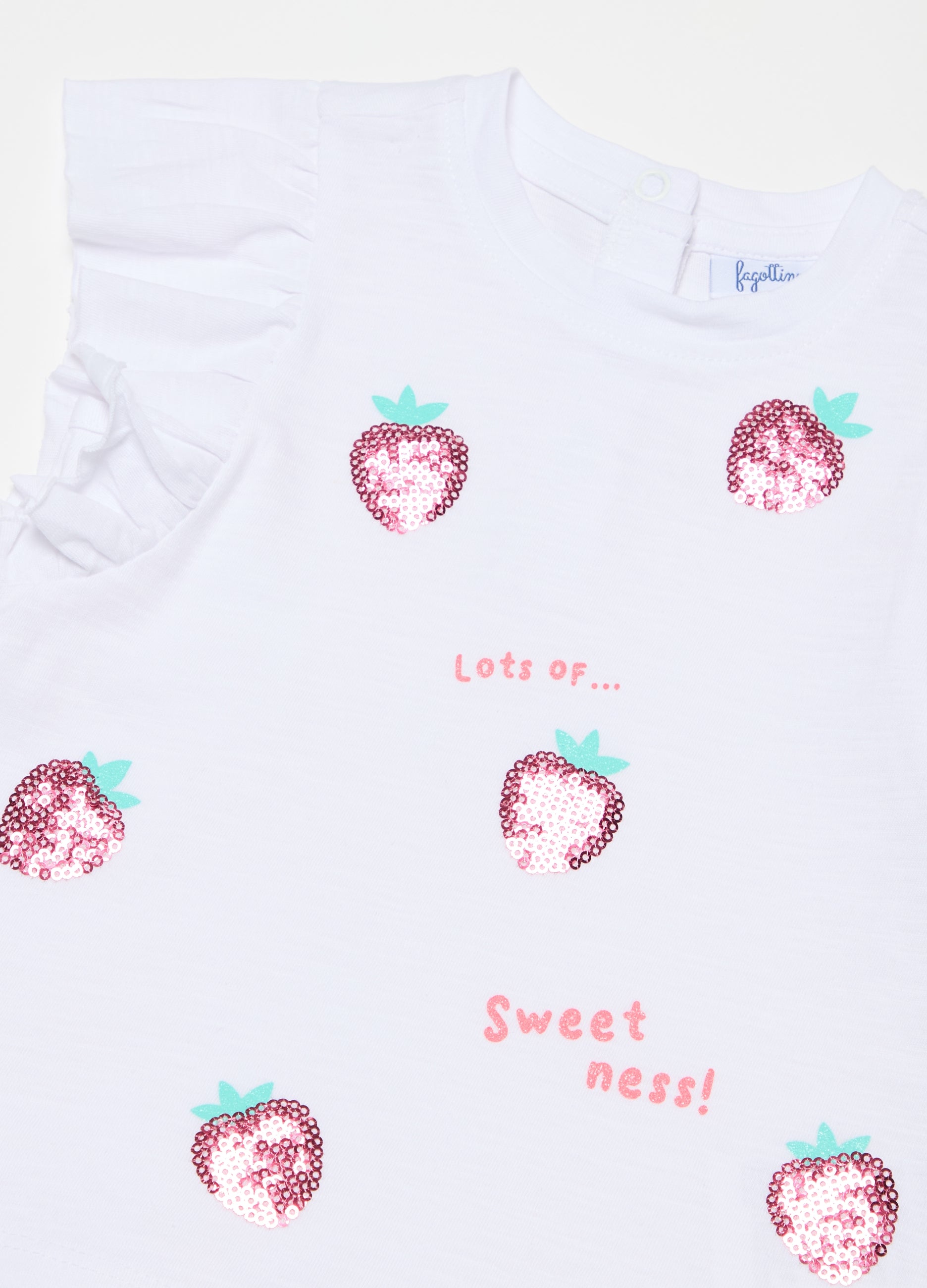 Ovs Cotton T-Shirt With Sequins