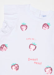 Ovs Cotton T-Shirt With Sequins