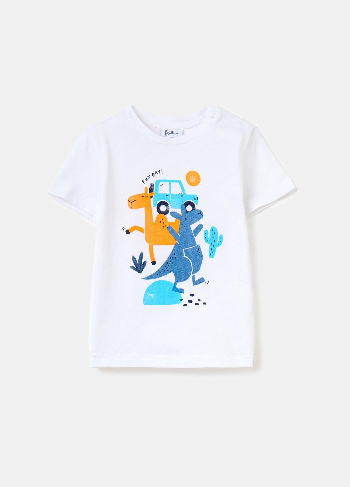 Ovs Printed Cotton T-Shirt