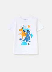 Ovs Printed Cotton T-Shirt