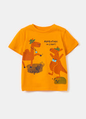 Ovs Printed Cotton T-Shirt