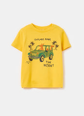 Ovs Printed Cotton T-Shirt