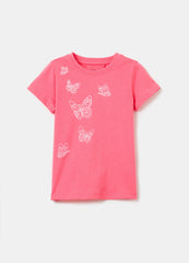 Ovs Cotton T-Shirt With Print