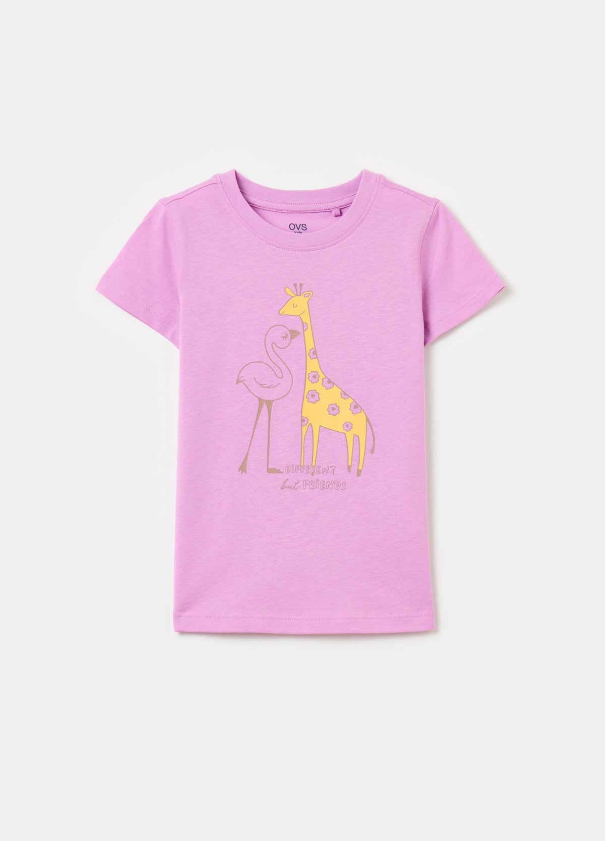 Ovs Cotton T-Shirt With Print
