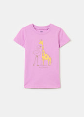 Ovs Cotton T-Shirt With Print