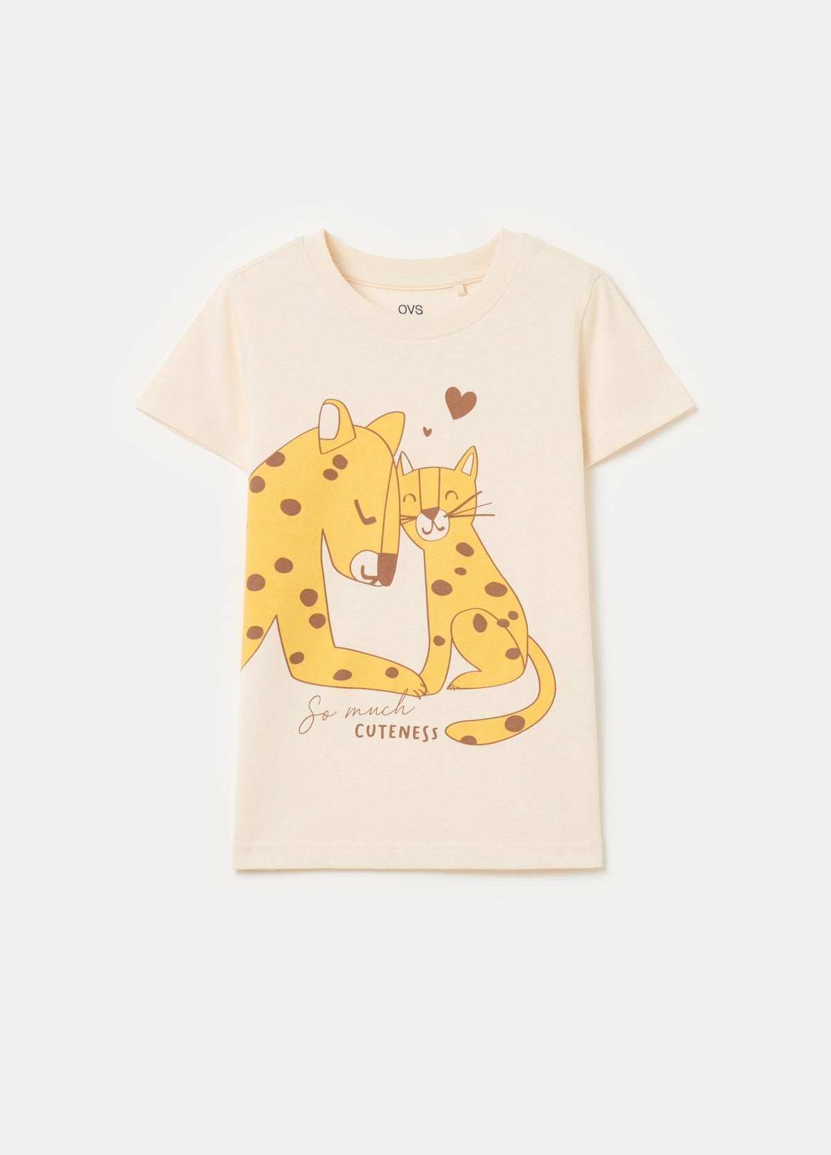 Ovs Cotton T-Shirt With Print