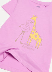 Ovs Cotton T-Shirt With Print