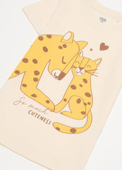Ovs Cotton T-Shirt With Print