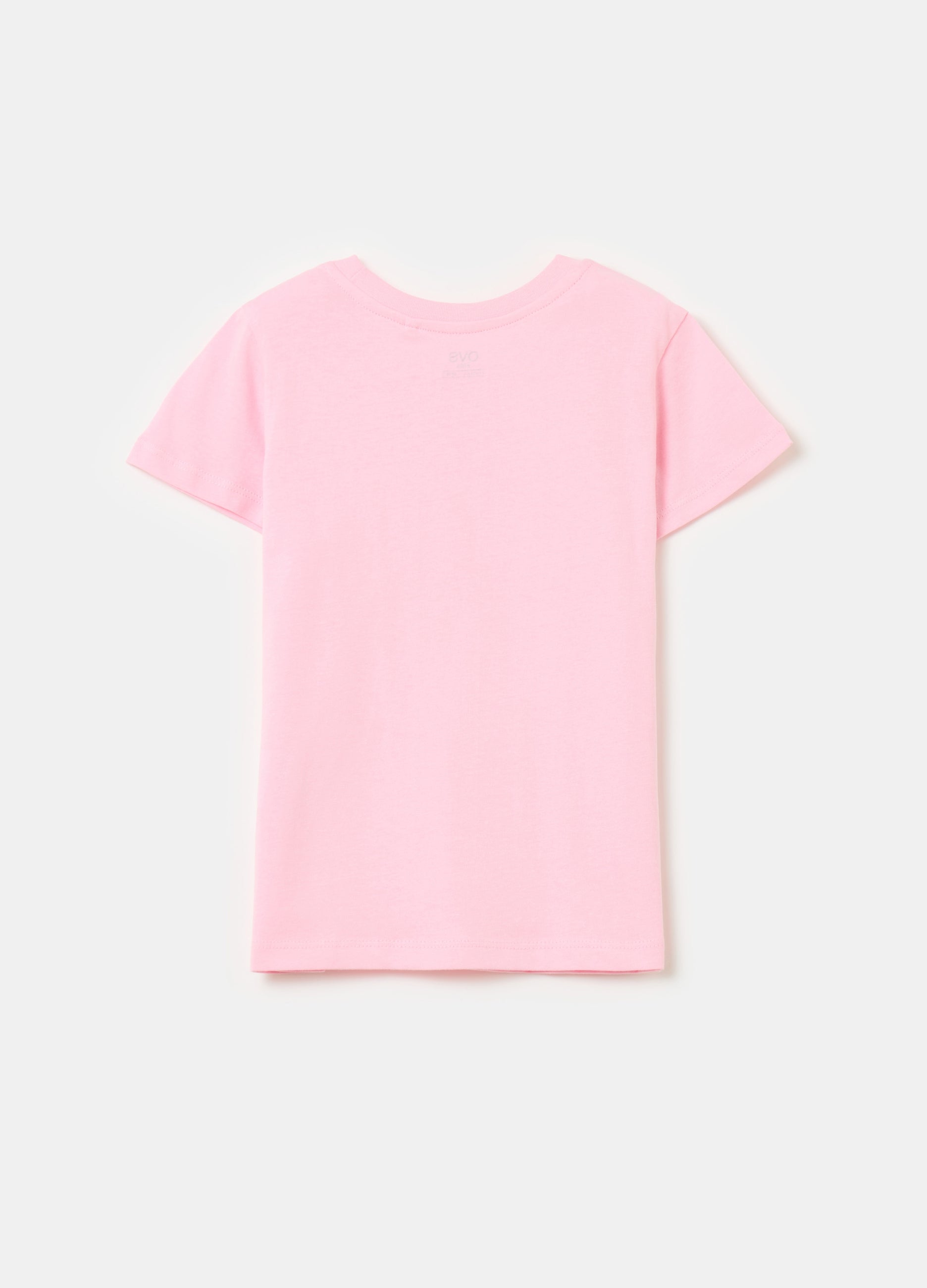Ovs Cotton T-Shirt With Round Neck