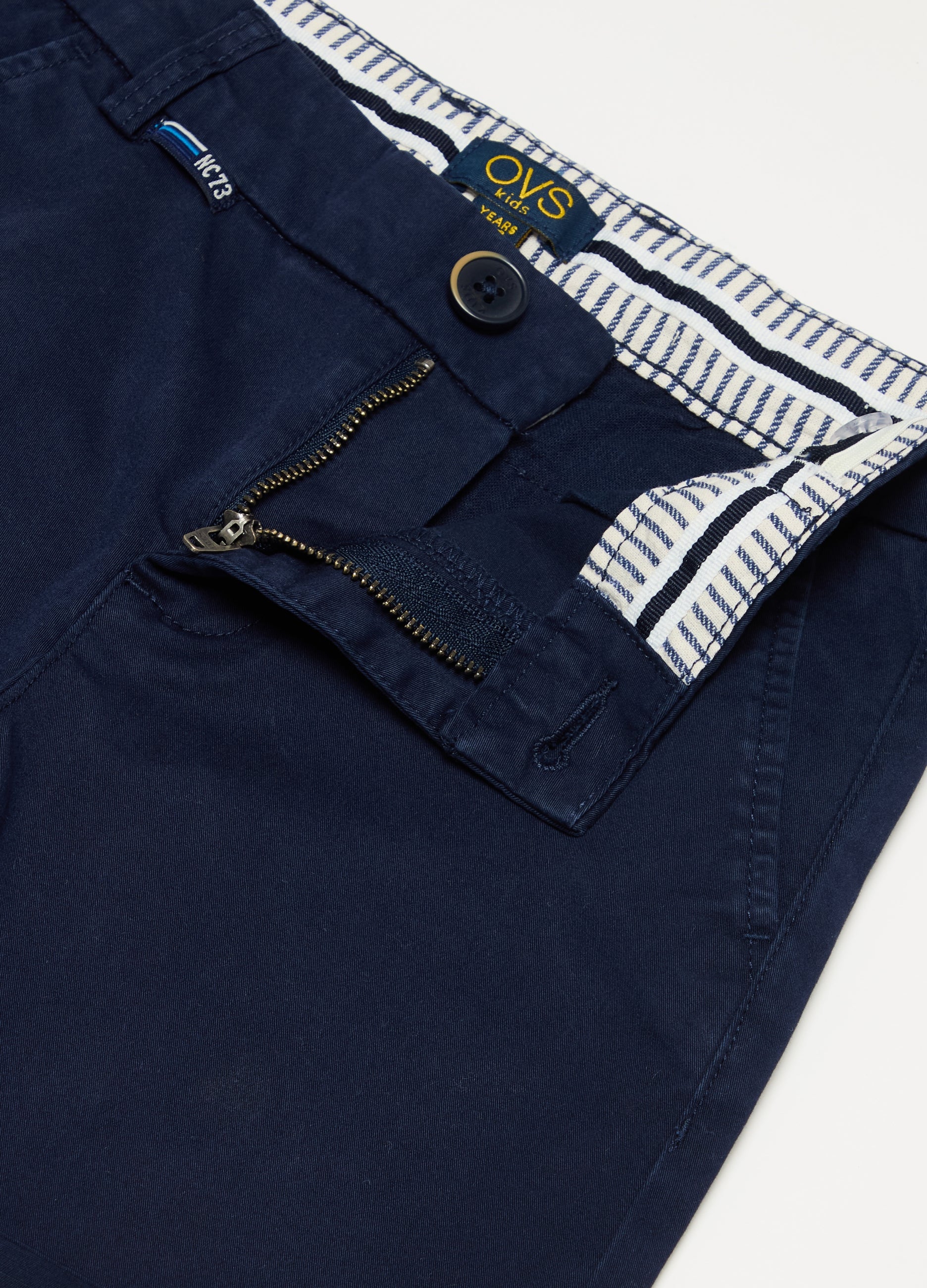 Ovs Chino Bermuda Shorts With Pockets