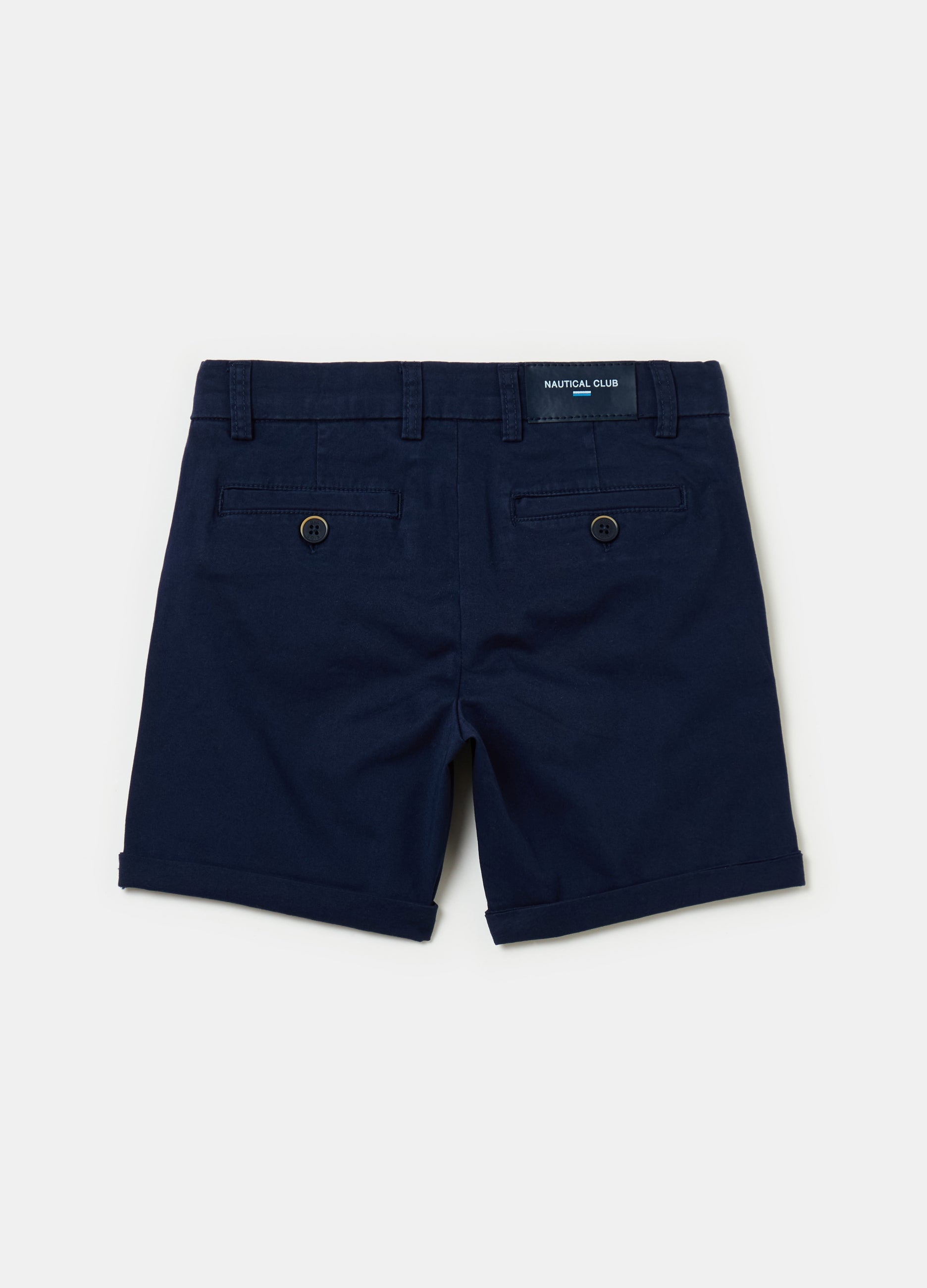 Ovs Chino Bermuda Shorts With Pockets
