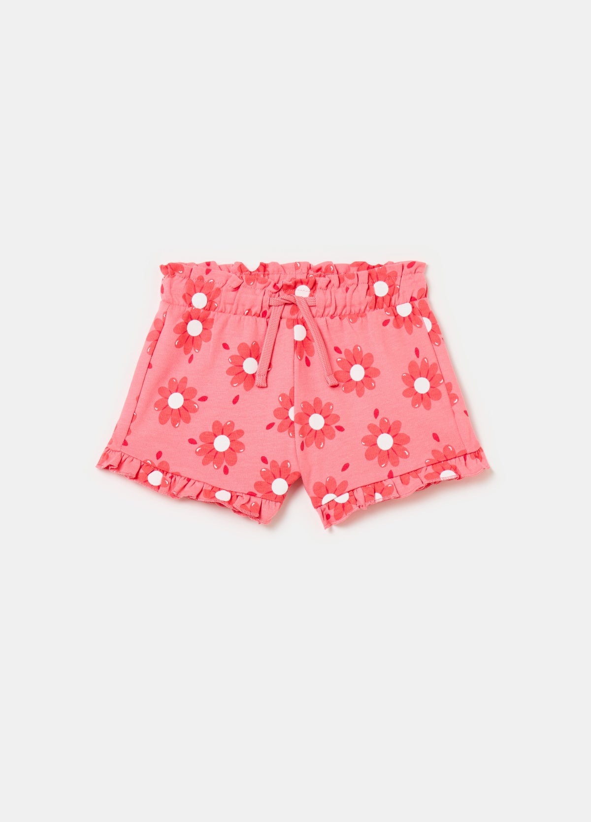 Ovs Shorts With Print And Drawstring