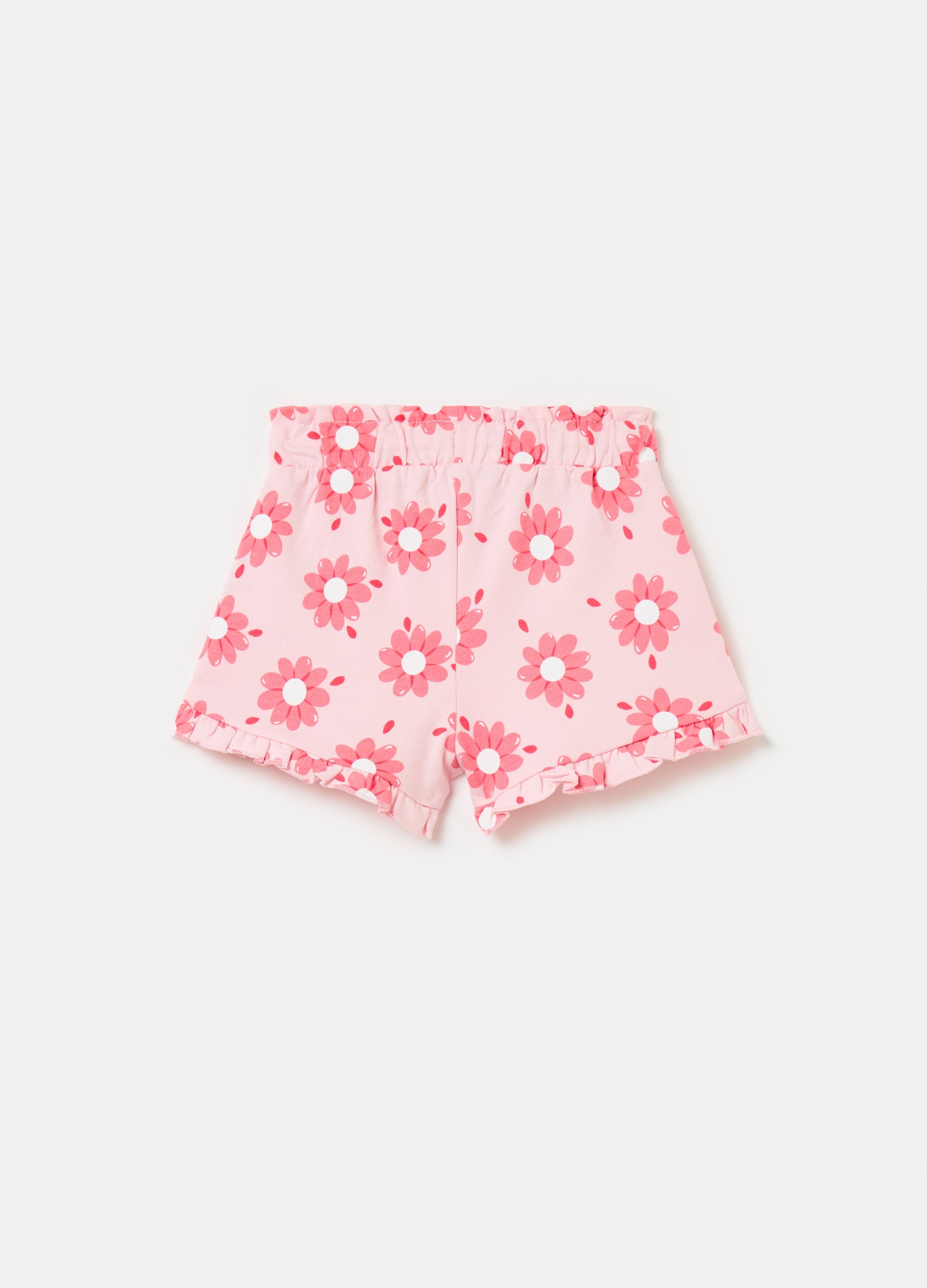 Ovs Shorts With Print And Drawstring