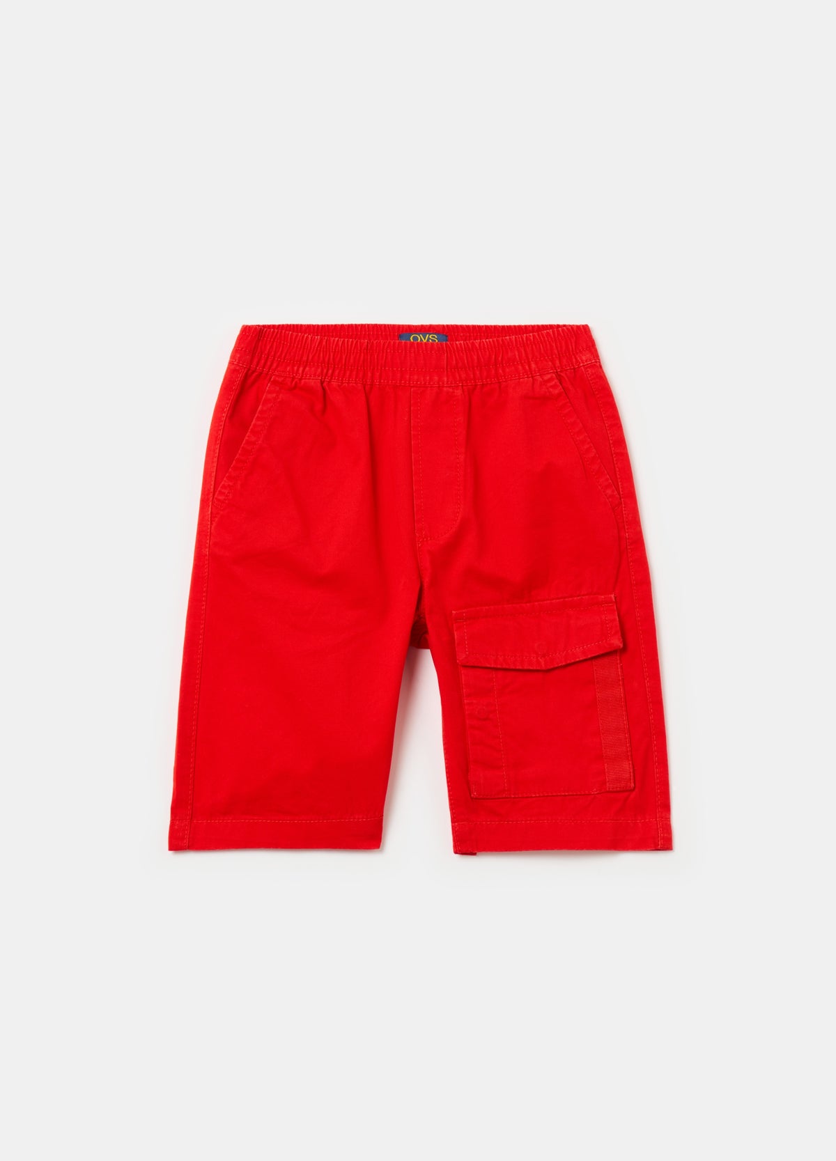 Ovs Pull-On Bermuda Shorts In Cotton