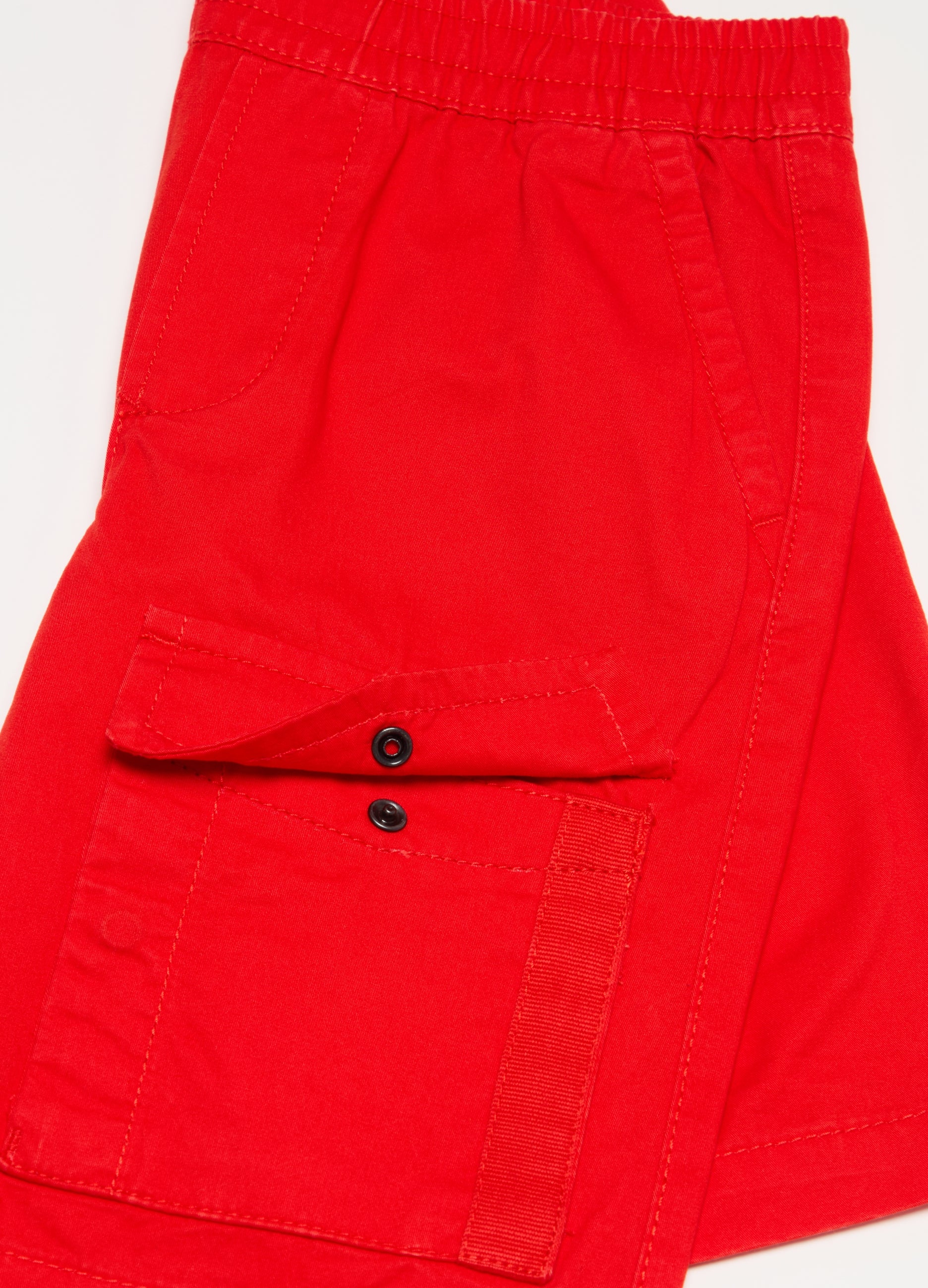 Ovs Pull-On Bermuda Shorts In Cotton
